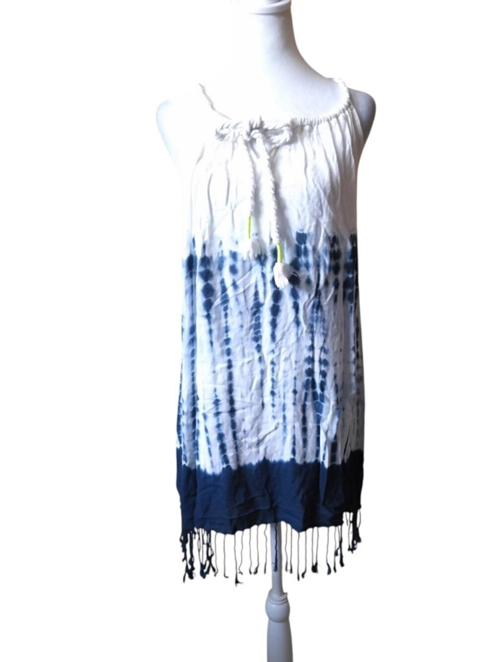 Seafolly Australia Tie Dye Size Large Sleeveless Coverup Swim Beach Hippie Boho